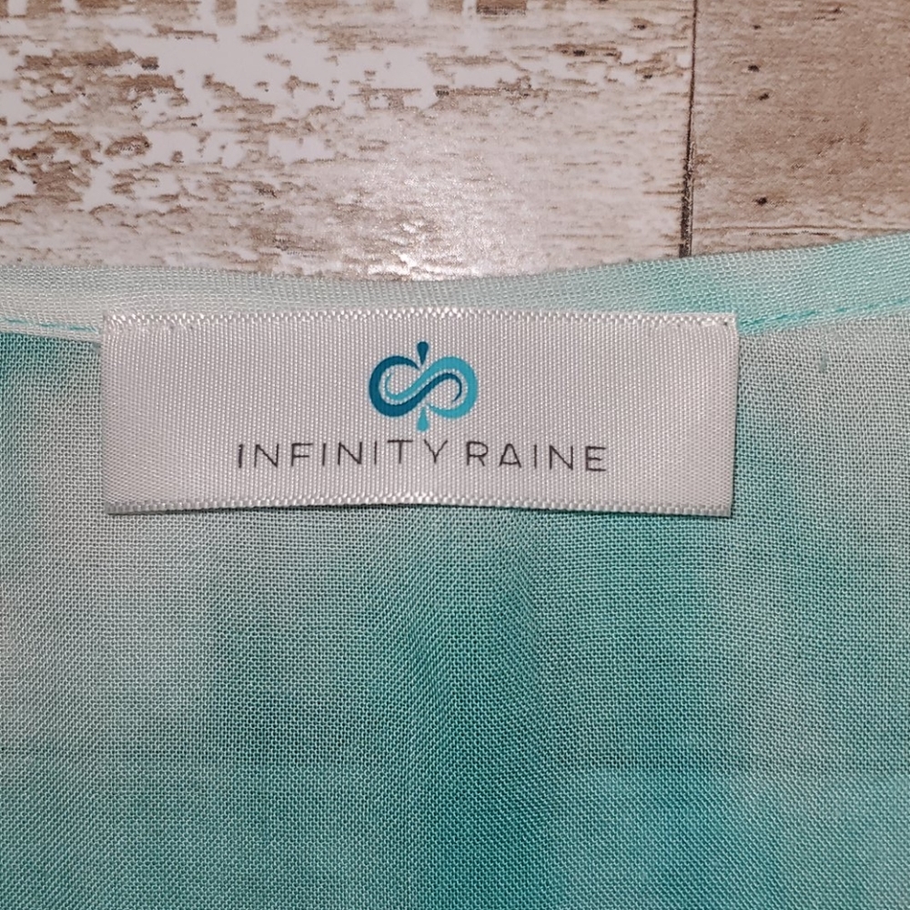Infinity Raine BOHO Tie-dye Lace Trapez Dress - Picture 9 of 9